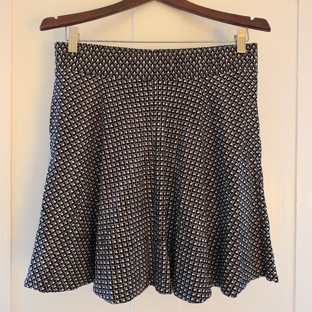 LOFT patterned skirt with elastic waist, small